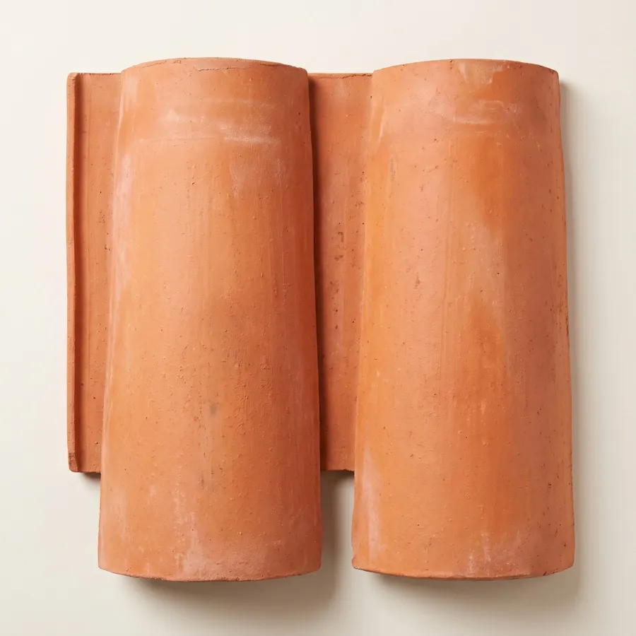 Concrete or clay tile, photographed flat.